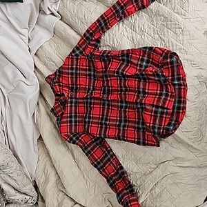 EUC boys flannel size 6/7
